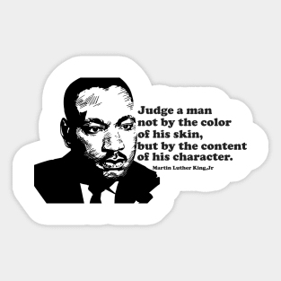 Martin Luther King quotes Sticker